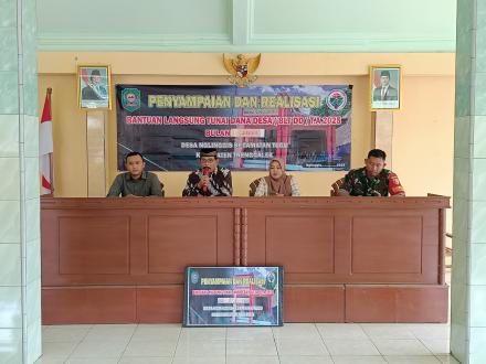 Penyampaian BLT-DD Bulan Juli Tahun Anggaran 2025